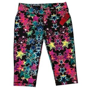NWT Women’s Size Large Fila Sport Star Printed Maui Running Skimmer Pants
